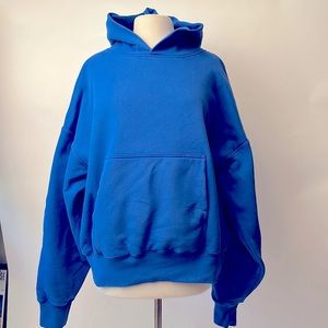 YZY Gap double layer blue hoodie, Kanye West Gap Collaboration, XL, Yeezy
